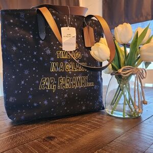 Coach Star Wars Themed Black Tote Bag